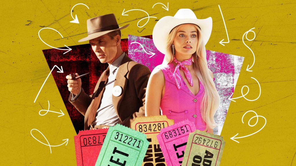 فیلم‌های Barbie و Oppenheimer