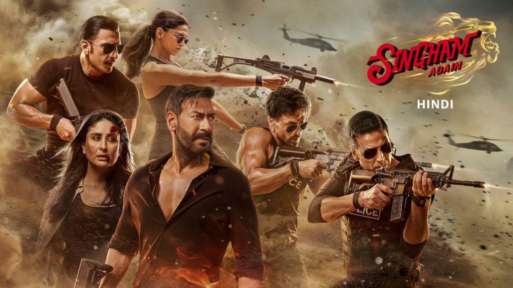 دانلود فیلم Singham Again 2024 ( دوباره سینگهام ۲۰۲۴ ) با زیرنویس فارسی چسبیده